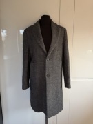 Klasyczny wełniany płaszcz z podszewką w jodełkę Reserved Rozmiar S