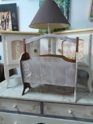 Nosidło gazetnik pojemnik shabby