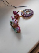 Czaszka i mine spinner w kolorze carnival