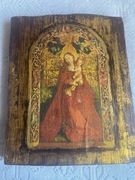 Przepiękna ikona o wymiarach 22x27 cm