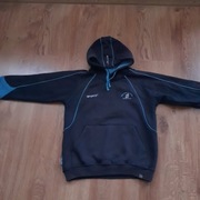 Gruba granatowa bluza z kapturem i kieszenią G-force rozmiar 146/152