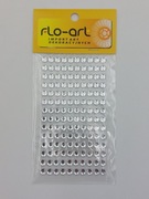 PÓŁPEREŁKI SAMOPRZYLEPNE 6mm PEREŁKI AKRYLOWE -BLISTER 140 szt DŻETY