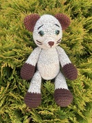 Kotek, kot - zabawka, rękodzieło, szydełko, amigurumi