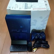 PlayStation 2 Ocean Blue Ps2 Fat Limited Edition Box Complete