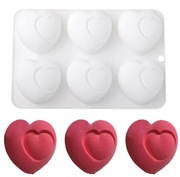 SERDUSZKA 6gn forma silikonowa 21.4*14*3.8 do Pieczenia Monoporcje Czekolad