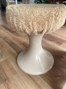 Retro plastikowy stołek  z lat 70, SPACE AGE