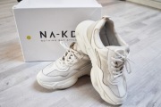 NA-KD białe sportowe sneakersy buty wysokie 40