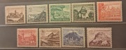 Deutsche Reich 1939 bauwerke Mi 730 -38 czyste,  bez podlepek, z klejem
