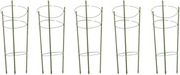 Podpora pierścieniowa do roślin 3 pierścienie 60 cm podpora do roślin 5 szt