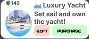 Berry Avenue RP Gamepass Luxury Yacht