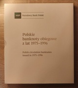 Polskie banknoty obiegowe z lat 1975-1996 kompletny album, w tym radar