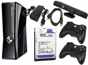KONSOLA XBOX 360 Slim S 500GB + RGH3 + 2x ORYGINALNY PAD + KINECT