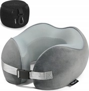 Poduszka podróżna na szyję, oddychająca składana - pianka