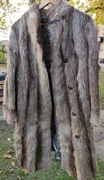 Naturalne futro kożuch z nutrii