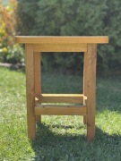 Taboret drewniany