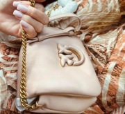 Pinko love click torebka skóra 