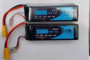 2x Akumulator LiPo DXF 10000mAh 4S 14.8V 100C - Stan BDB
