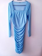 Wyprzedaż Sukienka niebieska roz.40/42 wymiary opis