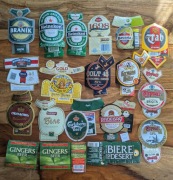 etykiety stare od piwa Heineken, Bavaria, Radegast i inne  - zestaw 20 szt.