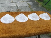 4 KLOSZE SZKLANE STOŻEK E27