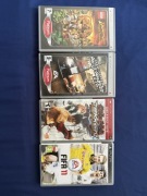 Zestaw 4 gier na PSP: Tekken, NFS, Lego, FIFA