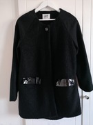 Czarny elegancki damski płaszczyk Vero moda 38 