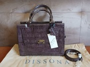 Dissona elegancka torebka damska ze skóry naturalnej