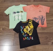 _ Okaidi Mayoral C&A _ bluzeczka koszulka t-shirt 116 cm 3szt.