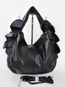 Torba damska z hopper A4 czarna nowa z metką elegancka