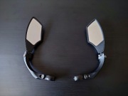 M-Wave Spy Space zestaw lusterek rowerowych czarny 22,2mm