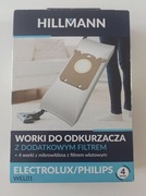 worki do odkurzacza z filtrem Electrolux Philips WEL01 Zanussi AEG do