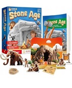 Gra wykopaliska skamieniałości z epoki kamienia dla dzieci