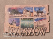 Magnes na lodówkę drewniany Rzeszów. Starówka Kościół.