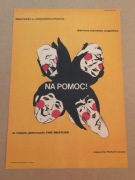 THE BEATLES 1967 HELP NA POMOC POLSKI PLAKAT LIPIŃSKI