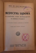 Medycyna Sądowa 1925 Wachholz Pieczątki Sędziów Lublin rok 1925