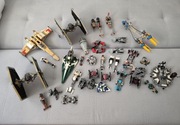 LEGO Star Wars X wing Tie oraz inne.