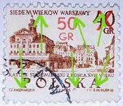 Usterka druku. Znaczek Fi 2062cII. Kasowany.