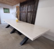 Stół Drewniany Industrialny Duży Biesiadny 