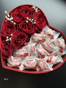 Box walentynkowy flower box prezent walentynki