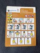 Safety Card / Karty Instrukcja Bezpieczeństwa SMALL PLANET Airbus A320 w.II