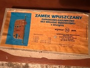Zamek Wpuszczany Drzwiowy na wkładkę 72