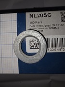 Podkladki nord lock samoklinujące podwójne  M20 x100 sztuk 