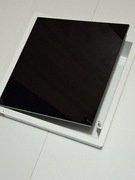 Szafka łazienkowa podtynkowa 32x32x10 drzwiczki - szkło Black Glossy 