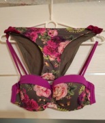 Kris-line Hortensja strój kąpielowy w kwiaty bikini