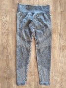 Szare legginsy bezszwowe PUSH-UP, Rozmiar L