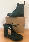 DR.MARTENS – Buty 1460 Glany Zielone Butelkowe Trzewiki NOWE EU 44 Martensy