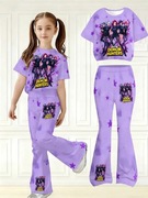 Komplet Dziewczęcy Kpop Demon Hunters Huntrix Rozmiar 5-6 lat