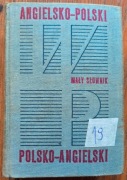 Mały Słownik Angielsko - Polski, Polsko - Angielski Grzebieniowski 1978r WP
