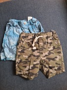 2x spodenki chłopięce, rozmiar 92