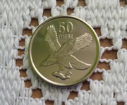 Botswana 50 thebe 2013r.